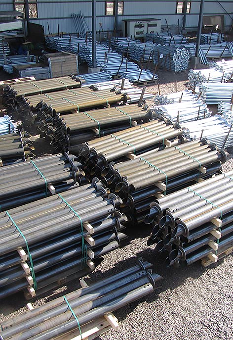 Skruvpålen finns i flera modeller